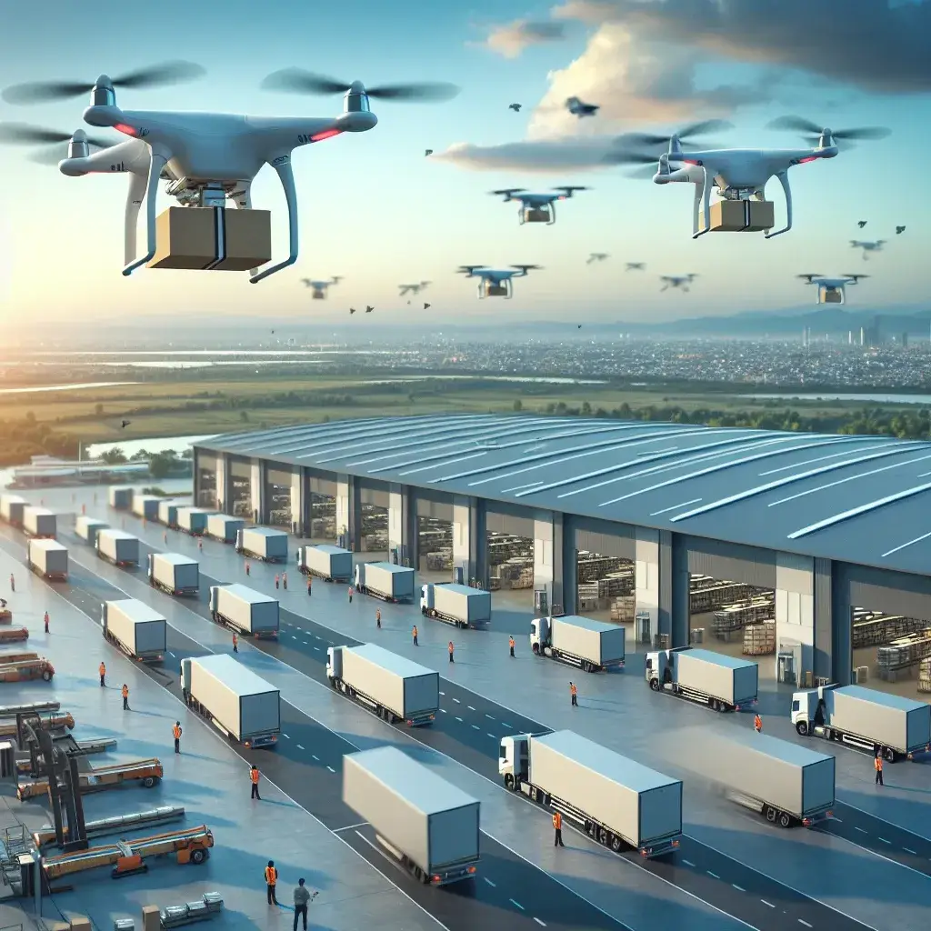 Drones na Indústria de Logística